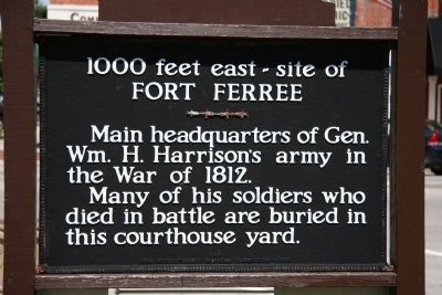 Fort Ferree Marker. Click for full size. Fort Ferree Marker image. Click for full size.
