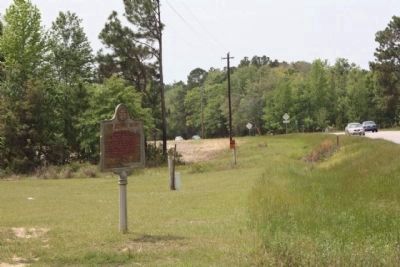 Old Sunbury Road Marker looking south along GA 23/121 image. Click for full size.