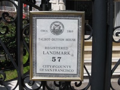 Talbot -Dutton House Marker image. Click for full size.