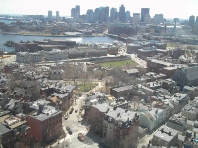 View from Top of Bunker Hill Monument image. Click for full size.