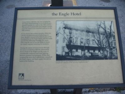 the Eagle Hotel Marker. Click for full size. the Eagle Hotel Marker image. Click for full size.