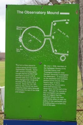 The Observatory Mound Marker. Click for full size. The Observatory Mound Marker image. Click for full size.