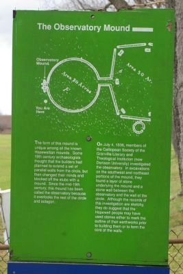 The Observatory Mound Marker image. Click for full size.
