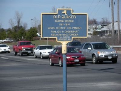 Old Quaker Burying Ground Marker image. Click for full size.