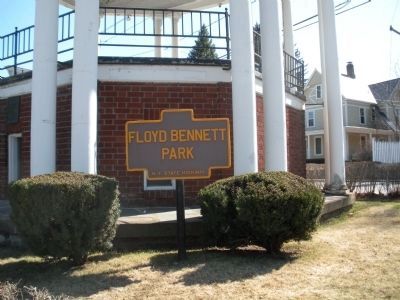 Floyd Bennett Park Marker. Click for full size. Floyd Bennett Park Marker image. Click for full size.