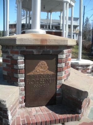 Floyd Bennett Memorial Marker. Click for full size. Floyd Bennett Memorial Marker image. Click for full size.