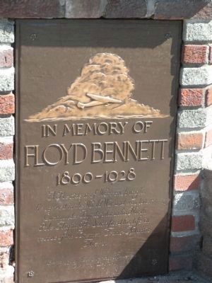 Floyd Bennett Memorial Marker image. Click for full size.