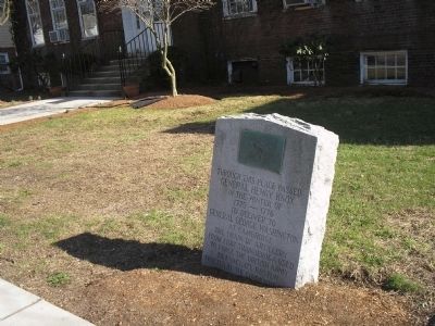 Marker on Mt. Auburn Street. Click for full size. Marker on Mt. Auburn Street image. Click for full size.