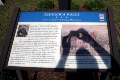 Riddick�s Folly Marker image. Click for full size.