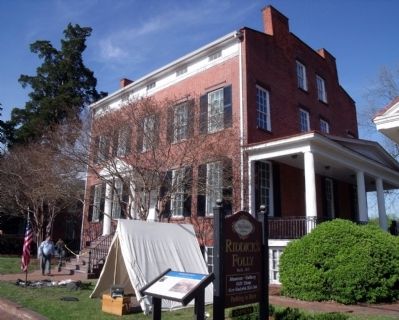 Riddick�s Folly served as Union Headquarters for Gen JJ Peck & staff. image. Click for full size.