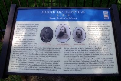 Siege of Suffolk CWT Marker. Click for full size. Siege of Suffolk CWT Marker image. Click for full size.