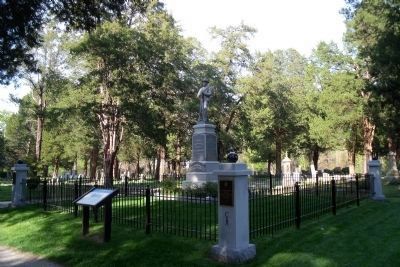 CWT Marker in front of the Confederate Monument.. Click for full size. CWT Marker in front of the Confederate Monument. image. Click for full size.