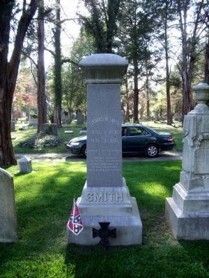 Nearby grave of Col. Thomas W. Smith image. Click for full size.