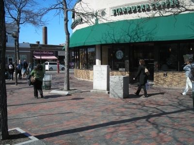 Marker on Massachusetts Ave. Click for full size. Marker on Massachusetts Ave image. Click for full size.