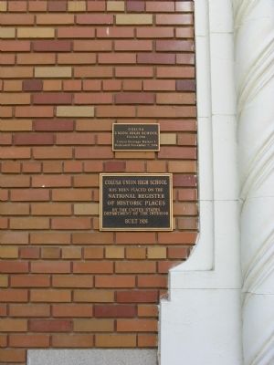 Colusa Union High School Markers. Click for full size. Colusa Union High School Markers image. Click for full size.