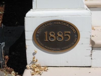 Woodland Heritage Home Plaque image. Click for full size.