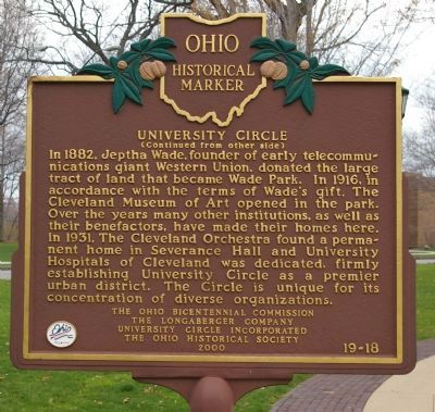 University Circle Marker image. Click for full size.