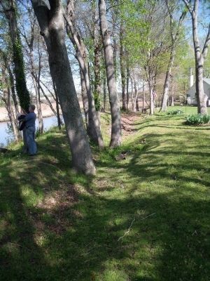 Nansemond River trenches near Battery Onondaga site (Union) image. Click for full size.