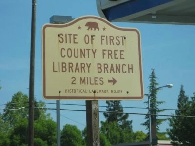 California Historical Landmark Directional Sign. Click for full size. California Historical Landmark Directional Sign image. Click for full size.