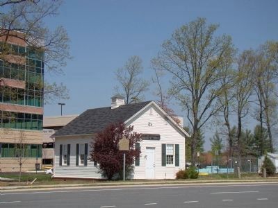 Laurel Grove School and Marker. Click for full size. Laurel Grove School and Marker image. Click for full size.