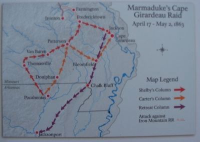 Marmaduke's Raid Campaign Map image. Click for full size.