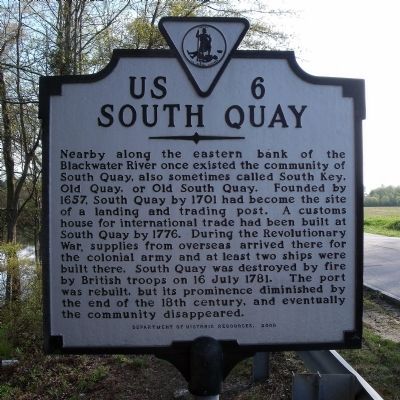 South Quay Marker image. Click for full size.