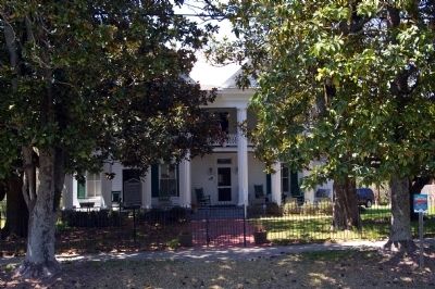 The Johnson-Blalock House and Marker image. Click for full size.