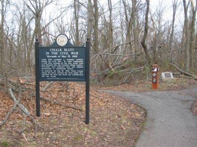 Chalk Bluff in the Civil War Marker image, Touch for more information