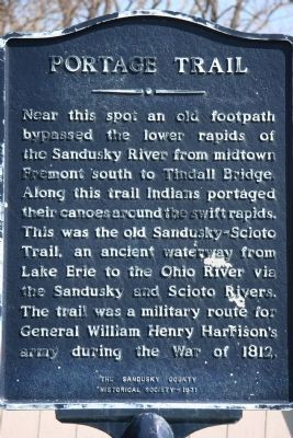 Portage Trail Marker image. Click for full size.