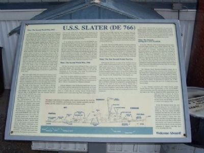 U.S.S. SLATER - Marker image. Click for full size.