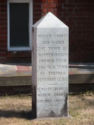 The Town of Warrensburgh Marker. Click for full size. The Town of Warrensburgh Marker image. Click for full size.