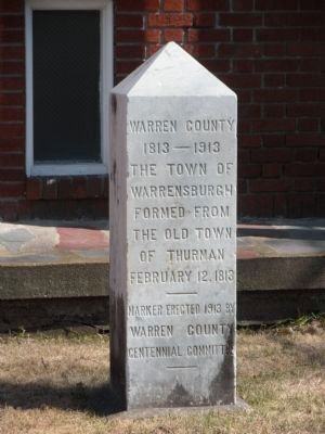 The Town of Warrensburgh Marker image. Click for full size.