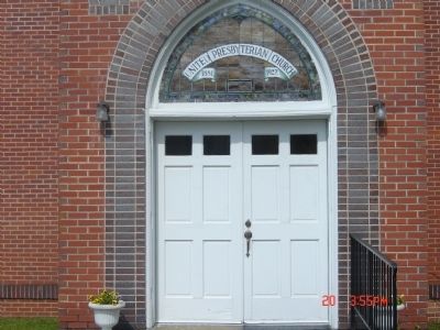 G.W. Long Memorial Presbyterian Church Door. Click for full size. G.W. Long Memorial Presbyterian Church Door image. Click for full size.