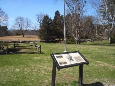 Marker in Minute Man Nat'l Hist Park image. Click for full size.
