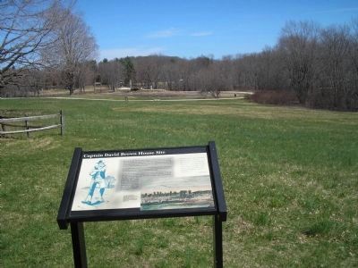 Captain David Brown House Site Marker. Click for full size. Captain David Brown House Site Marker image. Click for full size.