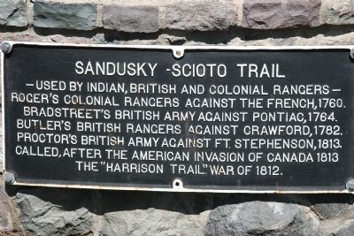 Sandusky-Scioto Trail Marker image. Click for full size.