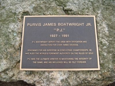 Purvis James Boatwright Jr. Marker. Click for full size. Purvis James Boatwright Jr. Marker image. Click for full size.