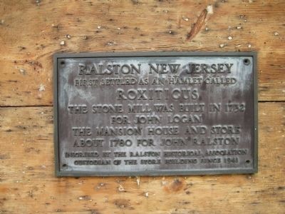 Ralston New Jersey Marker image. Click for full size.
