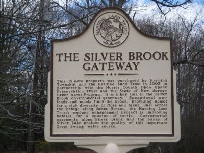 The Silver Brook Gateway Marker image. Click for full size.