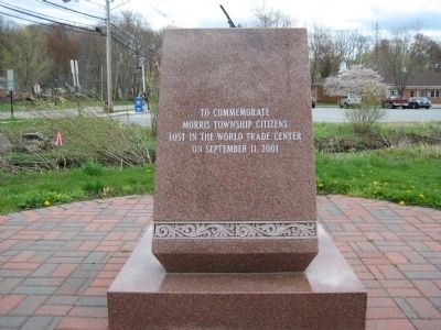 Morris Township 9-11 Memorial image. Click for full size.