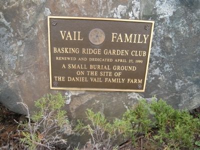 Vail Family Marker image. Click for full size.