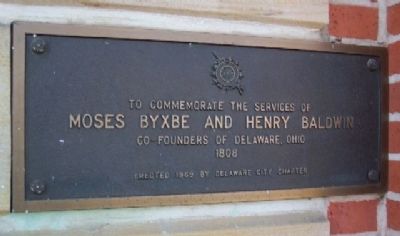 Byxbe and Baldwin Marker. Click for full size. Byxbe and Baldwin Marker image. Click for full size.