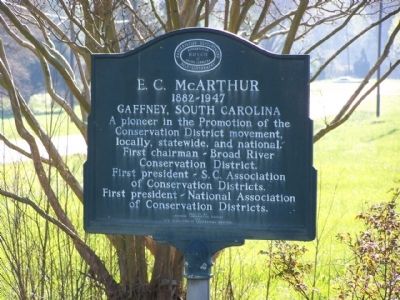 E.C. McArthur Marker image. Click for full size.