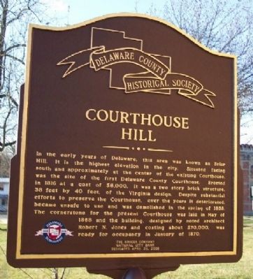 Courthouse Hill Marker (Side A). Click for full size. Courthouse Hill Marker (Side A) image. Click for full size.