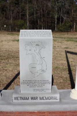 Vietnam War Memorial Marker. Click for full size. Vietnam War Memorial Marker image. Click for full size.