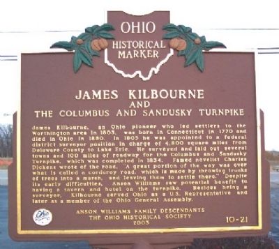 James Kilbourne Marker (Side A) image. Click for full size.