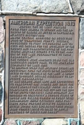 American Expedition 1813 Marker image. Click for full size.