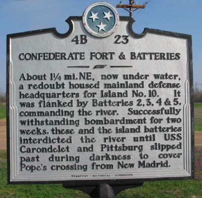 Confederate Forts & Batteries Marker image. Click for full size.