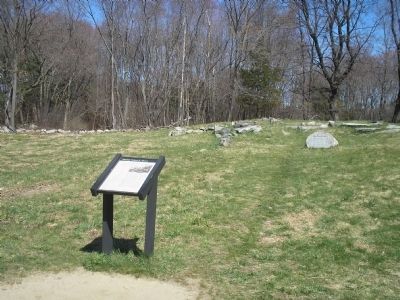 Marker on the Battle Road. Click for full size. Marker on the Battle Road image. Click for full size.