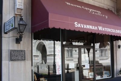Savannah's First Burying Ground Marker image. Click for full size.